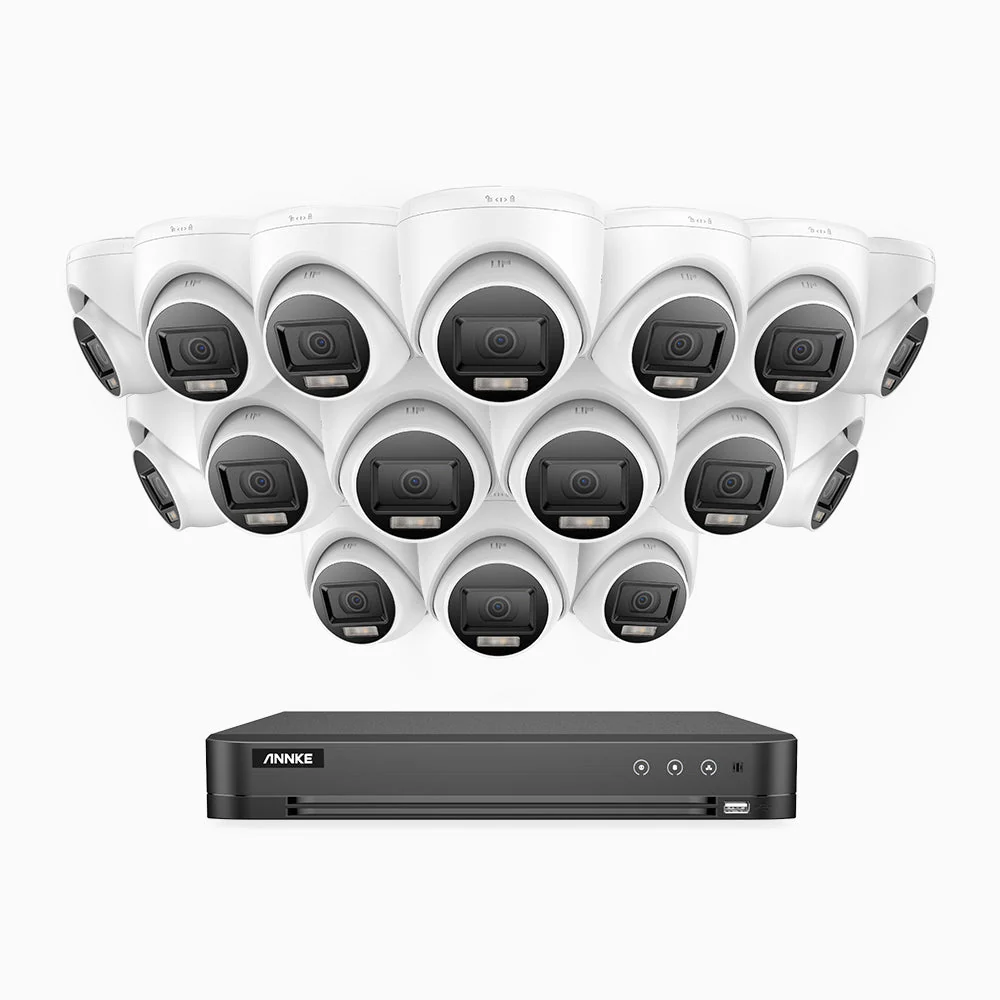 ADLK800 - 4K 16 Channel 16 Dual Light Wired CCTV Security System, Color & IR Night Vision, 3840x2160@20fps, f/1.6 Super Aperture, 4-in-1 Output Signal, IP67 - Image 2