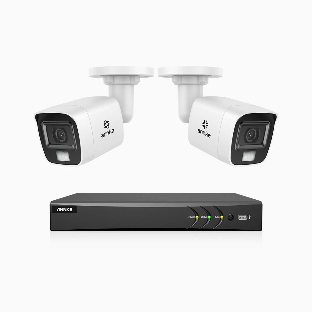 ADLK800 - 4K 8 Channel 2 Dual Light Wired CCTV Security System, Color & IR Night Vision, 3840x2160@20fps, f/1.6 Super Aperture, 4-in-1 Output Signal, IP67 - Image 2