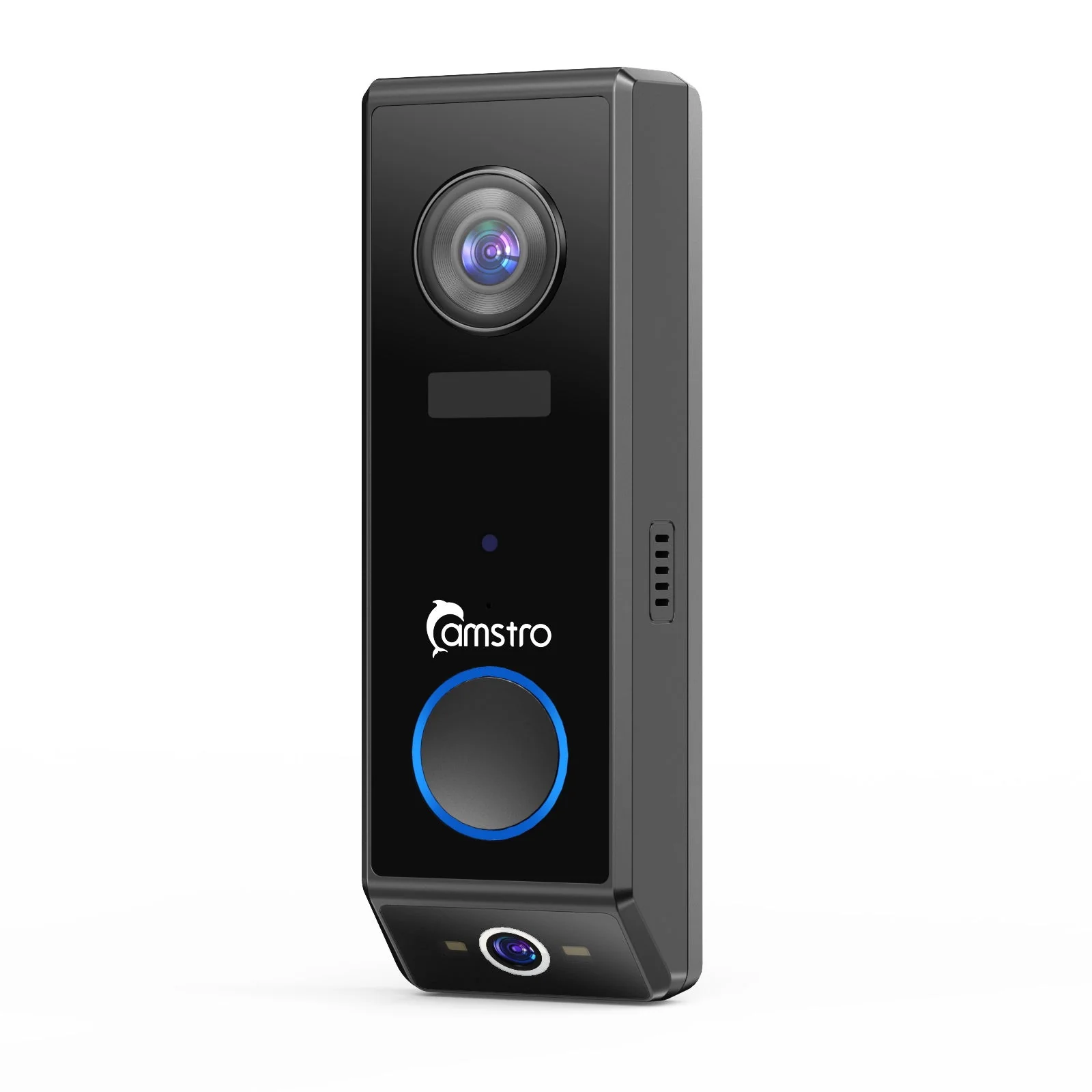 Camstro 2K+1080P Smart Video Doorbell, Two-Way Audio, Customised Human Detection, Day Night Vision, 5200mAh Rechargeable Battery, Support TF Card & Cloud Storage, Work with Alexa and Google Assistant - Image 4