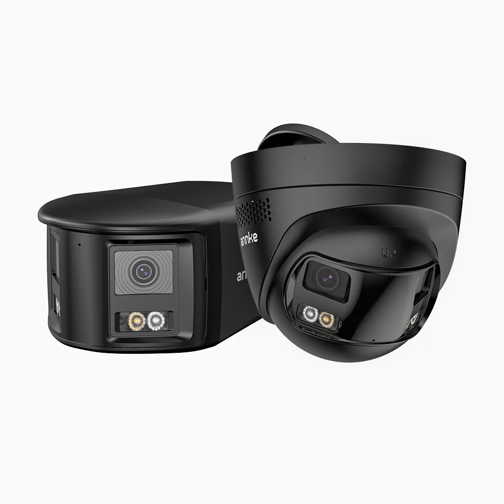 FCD800 - 2 SZT. kamera zewnętrzna bezpieczeństwa PoE 8Mpx 4K z Podwójny obiektyw, panoramiczny widok 180°, inteligentne podwójne oświetlenie nocne, dwukierunkowy dźwięk, aktywna syrena i alarm, wykrywanie ludzi i pojazdów, IP67 - Image 5