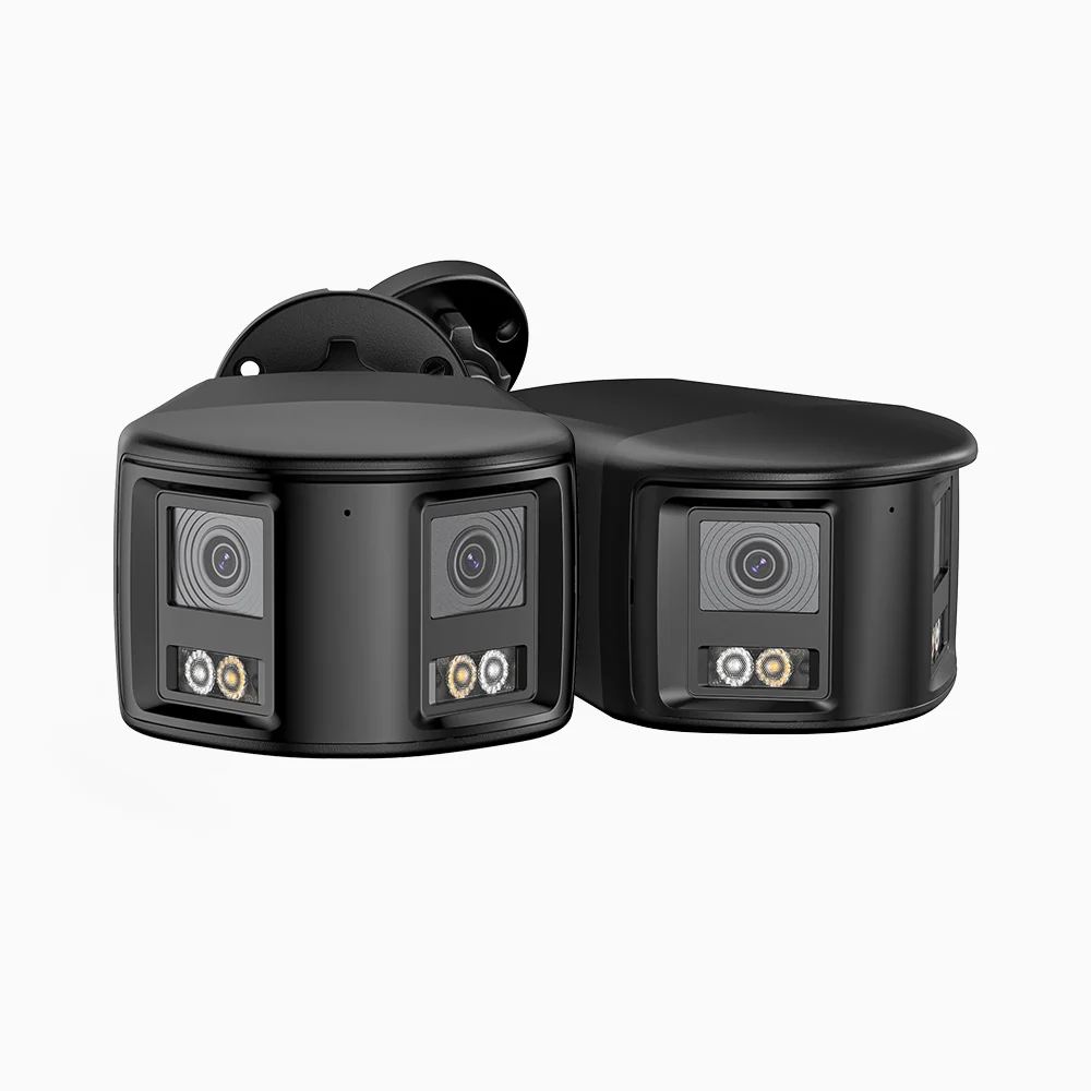 FCD800 - 2 SZT. kamera zewnętrzna bezpieczeństwa PoE 8Mpx 4K z Podwójny obiektyw, panoramiczny widok 180°, inteligentne podwójne oświetlenie nocne, dwukierunkowy dźwięk, aktywna syrena i alarm, wykrywanie ludzi i pojazdów, IP67 - Image 6