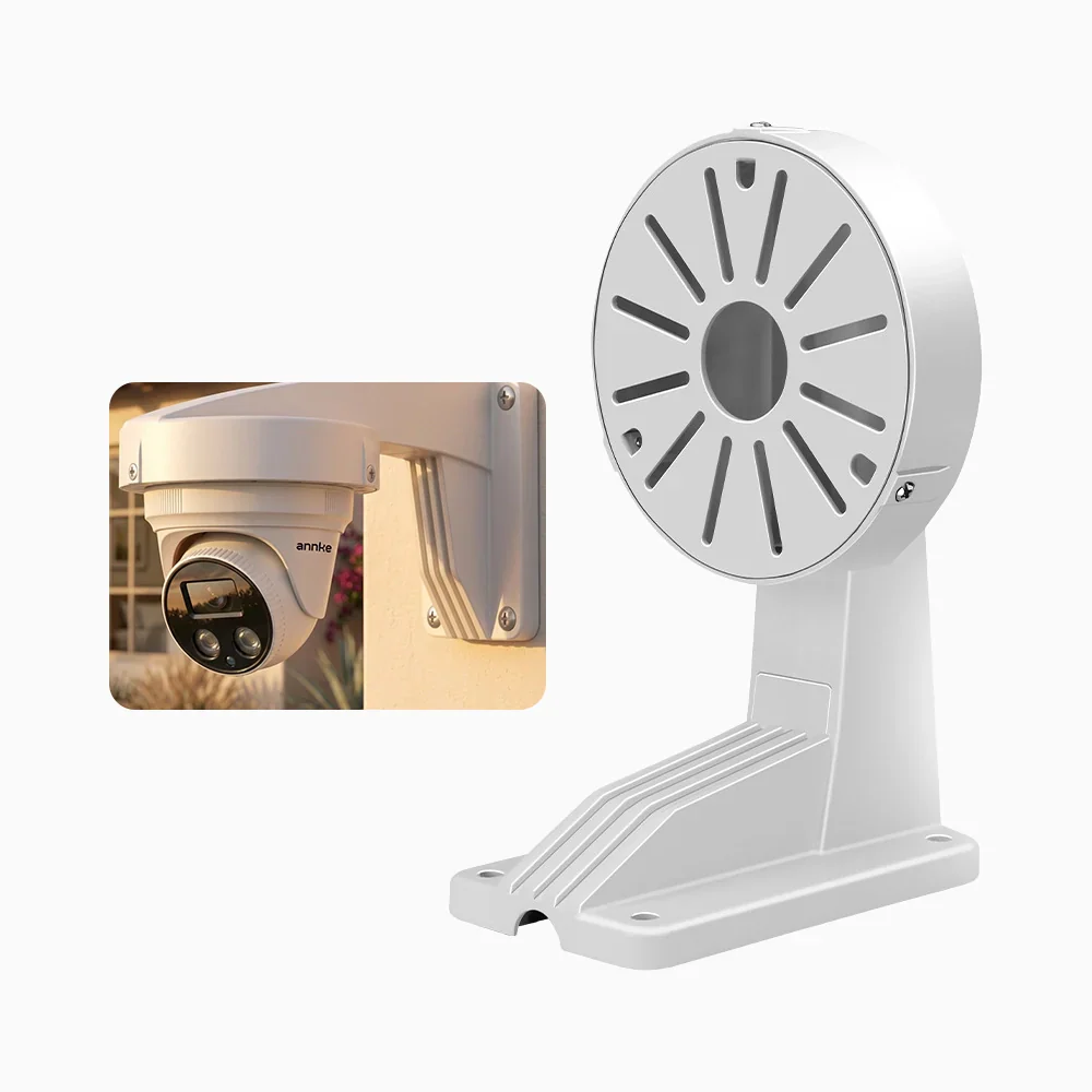 Uchwyt montażowy do kamer monitoringu, wytrzymały metal, montaż ścienny/sufitowy do kamer typu turret, kopułkowych i tubowych, kompatybilny z większością standardowych kamer monitoringu - Image 3
