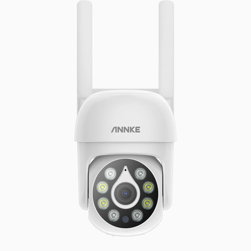 WPT500 - Kamera Zewnętrzna Bezprzewodowa WiFi 5Mpx, 350° Pan & 90° Tilt, Wykrywanie Dźwięku i Ruchu Ludzkiego, Kolorowa Wizja Nocna, Alarm Jednym Dotknięciem, Dwukierunkowy Dźwięk, Kompatybilna z Alexą