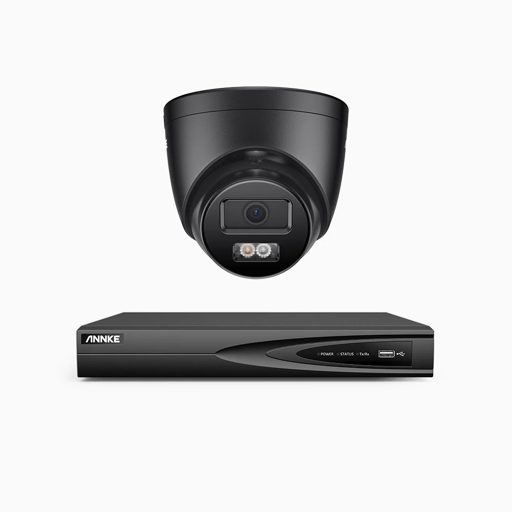 H500P - Zestaw do Monitoringu PoE 1 Kamery 3K z 4-Kanałowy Rejestratorem NVR, Noktowizja Pelny Kolor & EXIR, rozdzielczość 3072*1728, przysłona f/1.6 (0.005 Lux), detekcja ludzi i pojazdów, wbudowany mikrofon, IP67 - Image 4