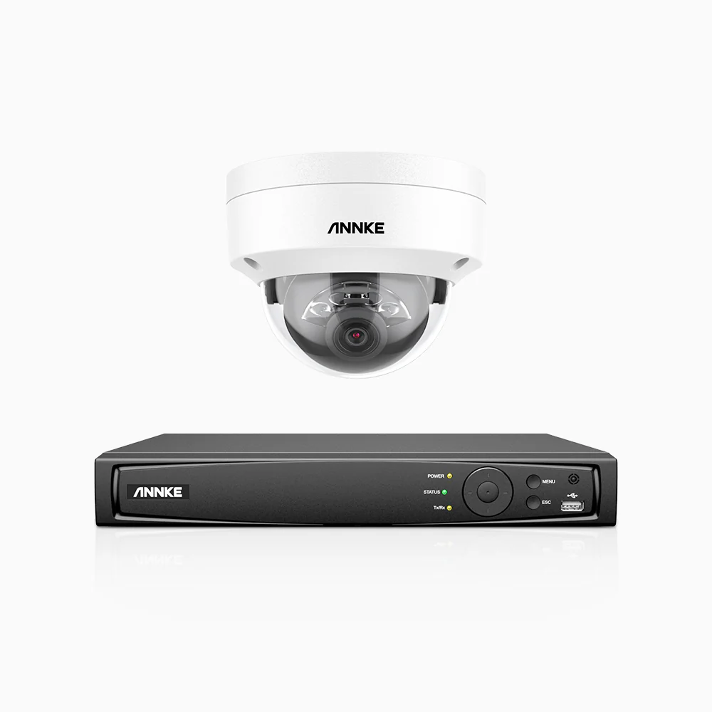 H800 - Zestaw do Monitoringu PoE 1 Kamera 4K z 4-Kanałowy Rejestratorem NVR, Noktowizor kolorowy i IR, 1/2.4" progresywny sensor CMOS, Identyfikacji osób lub pojazdów, Wbudowany mikrofon, IP67, Obsługuje RTSP i ONVIF - Image 3
