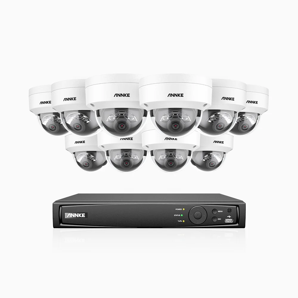 H800 - Zestaw do Monitoringu PoE 10 Kamery 4K z 16-Kanałowy Rejestratorem NVR, Noktowizor kolorowy i IR, 1/2.4" progresywny sensor CMOS, Identyfikacji osób lub pojazdów, Wbudowany mikrofon, IP67, Obsługuje RTSP i ONVIF - Image 3