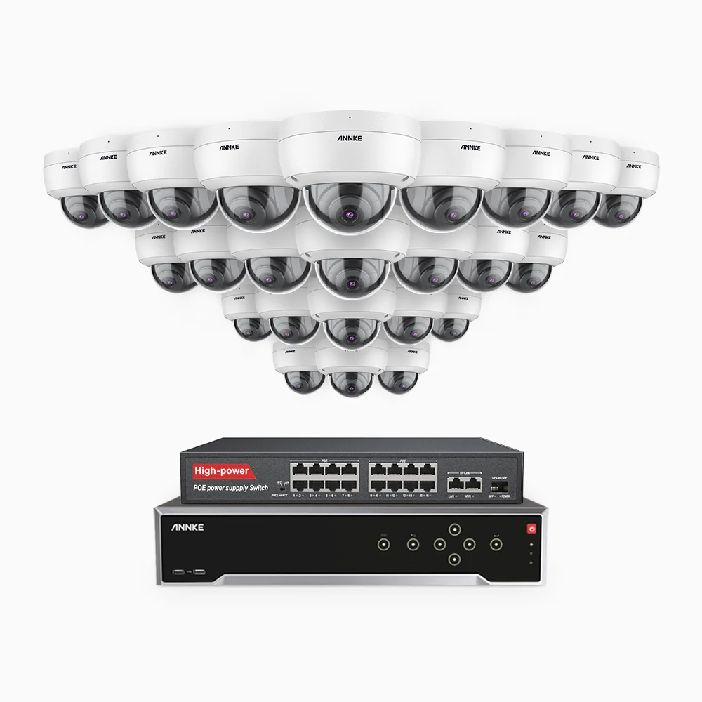 H800 - Zestaw do Monitoringu PoE 24 Kamery 4K z 32-Kanałowy Rejestratorem NVR, Noktowizor kolorowy i IR, 1/2.4" progresywny sensor CMOS, Identyfikacji osób lub pojazdów, Wbudowany mikrofon, IP67, Obsługuje RTSP i ONVIF - Image 3