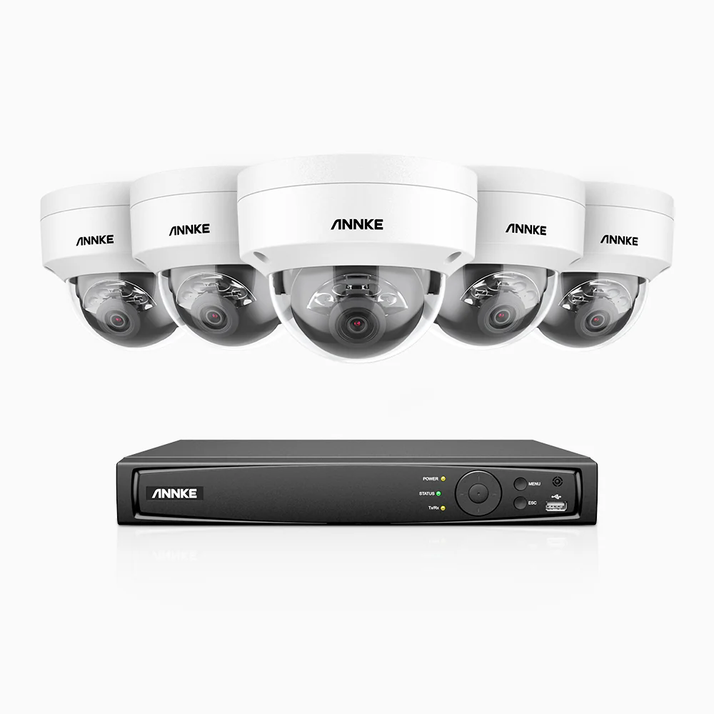H800 - Zestaw do Monitoringu PoE 5 Kamery 4K z 8-Kanałowy Rejestratorem NVR, Noktowizor kolorowy i IR, 1/2.4" progresywny sensor CMOS, Identyfikacji osób lub pojazdów, Wbudowany mikrofon, IP67, Obsługuje RTSP i ONVIF - Image 3