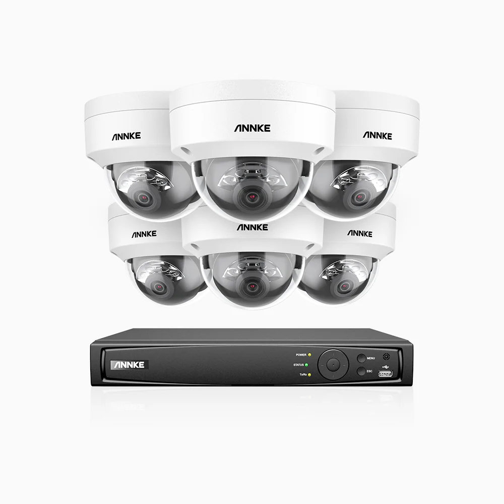H800 - Zestaw do Monitoringu PoE 6 Kamery 4K z 16-Kanałowy Rejestratorem NVR, Noktowizor kolorowy i IR, 1/2.4" progresywny sensor CMOS, Identyfikacji osób lub pojazdów, Wbudowany mikrofon, IP67, Obsługuje RTSP i ONVIF - Image 3